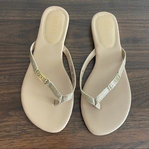 Guess Glitter Sandals Flip Flops